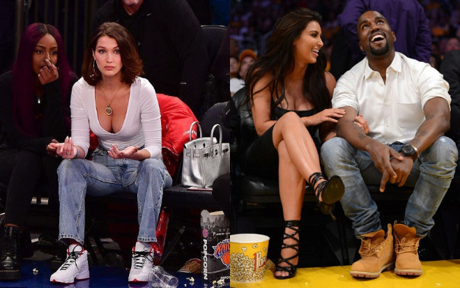 Đi xem bóng rổ, Kendall Jenner, Rihanna cũng phải trưng trổ thời trang chất phát ngất Ảnh 2