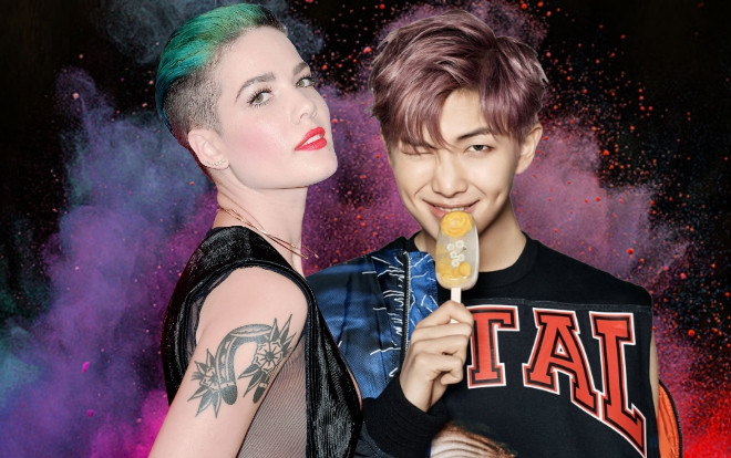 Phấn khích trước sản phẩm comeback của BTS, Halsey không ngần ngại gọi hẳn RM là 'Vua' Ảnh 2