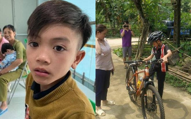 Bé trai 13 tuổi đạp xe không phanh vượt hơn 100km từ Sơn La xuống Hà Nội thăm em bị ốm được tặng xe đạp mới Ảnh 2