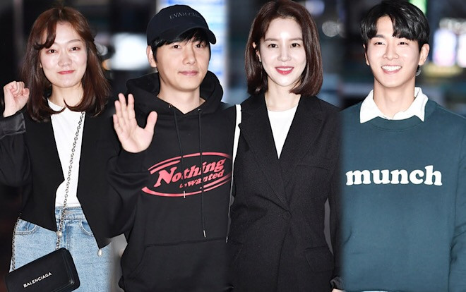 Tiệc liên hoan 'Chạm vào tim em': Lee Dong Wook -Yoo In Na 'mất dạng', Lee Sang Woo bảnh trai Ảnh 2