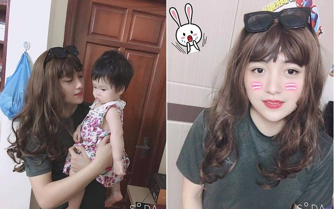 Con khóc thét vì thiếu mẹ, ông bố buộc lòng phải giả gái dỗ dành và cái kết khiến cư dân mạng lụi tim vì quá xinh đẹp Ảnh 2