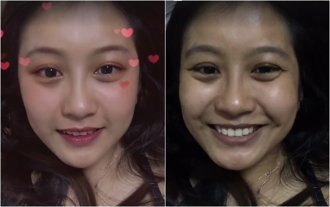 Tự tay tắt filter làm đẹp, từ ‘má hồng môi đỏ’ thành ‘da đen môi thâm’, cô bạn vẫn được khen nức nở vì lý do này Ảnh 2