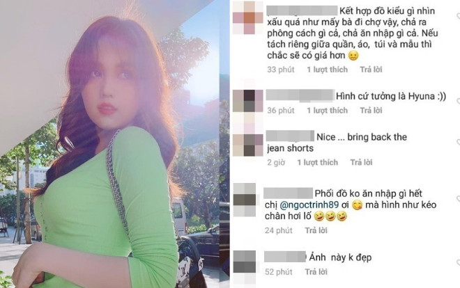 Khoe đồ hiệu xịn xò nhưng Ngọc Trinh lại bị nhận xét như mấy bà đi chợ kéo chân hơi lố Ảnh 2