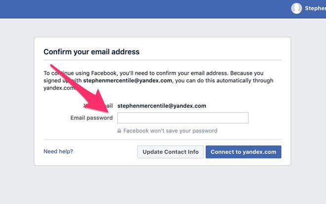 Góc vô lý: Facebook yêu cầu một số người dùng mới nhập cả mật khẩu email để được dùng dịch vụ Ảnh 2