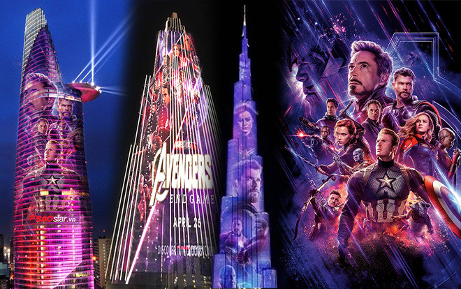 Tòa tháp cao nhất thế giới Burj Khalifa thắp sáng hình ảnh 'Avengers: Endgame', fan liền photoshop các cao ốc Việt Nam Ảnh 2