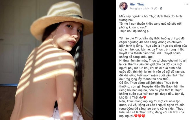 Hiền Thục đáp trả bình luận ác ý: 'Để khi tuổi móm mém cười vẫn nhớ mình đã từng lộng lẫy thanh tân như thế!' Ảnh 2