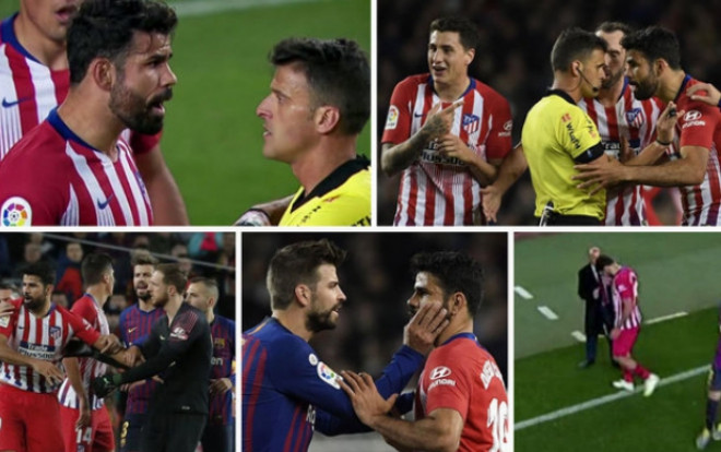 Sốc với hành động thoá mạ trong tài của Diego Costa Ảnh 2
