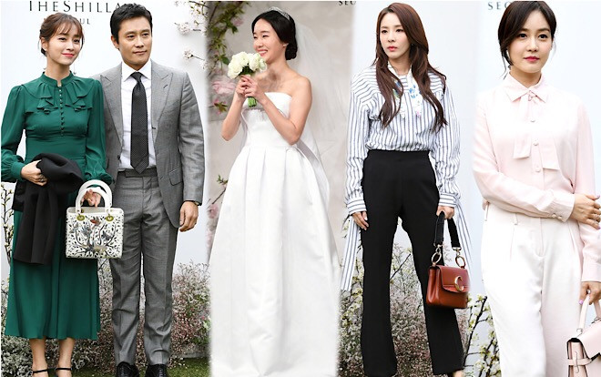 Vợ chồng Lee Min Jung - Lee Byung Hyun cùng Sandara Park (2NE1) đổ bộ đám cưới Lee Jung Hyun Ảnh 2