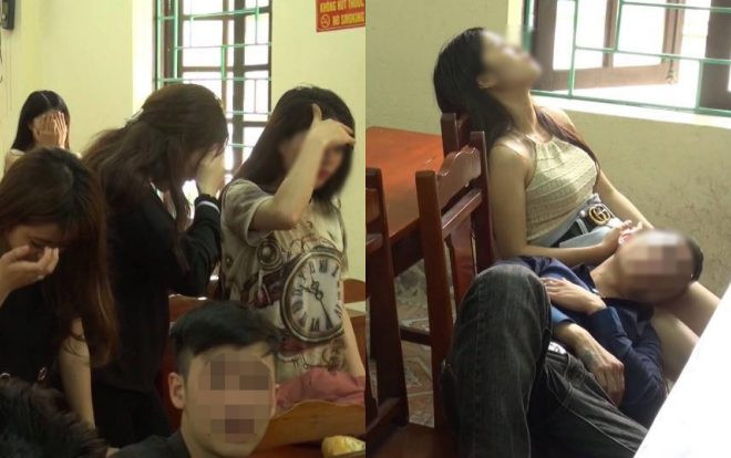 Đột kích quán karaoke, phát hiện 69 nam thanh nữ tú nghi sử dụng ma tuý bay lắc Ảnh 2