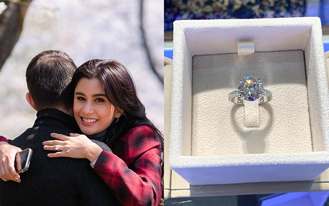 Mỹ nhân nóng bỏng Poo Praya Lundberg được bạn trai Tây cầu hôn với chiếc nhẫn kim cương 80.000 USD Ảnh 2