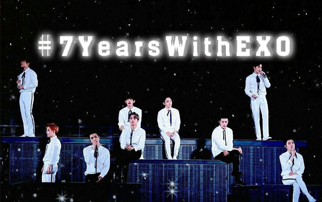#7YearsWithEXO - Hashtag trend no.1 toàn cầu: EXO là boygroup hạnh phúc nhất ngày hôm nay Ảnh 2