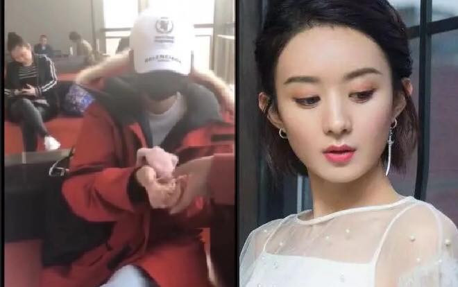 Triệu Lệ Dĩnh bất ngờ xuất hiện ở sân bay, thích thú với chiếc ốp lưng điện thoại được fan tặng Ảnh 2