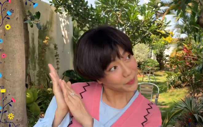 Clip: 'Chết sặc' với màn 'thả thính' không thể đỡ nổi của Diệu Nhi khi cover 'Anh nhà ở đâu thế' Ảnh 2