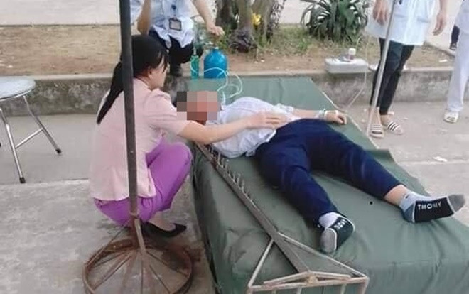 Học sinh lớp 6 bị đinh trên cột đỡ xà đổ trúng đầu khi học nhảy cao gây chấn thương nghiêm trọng Ảnh 2