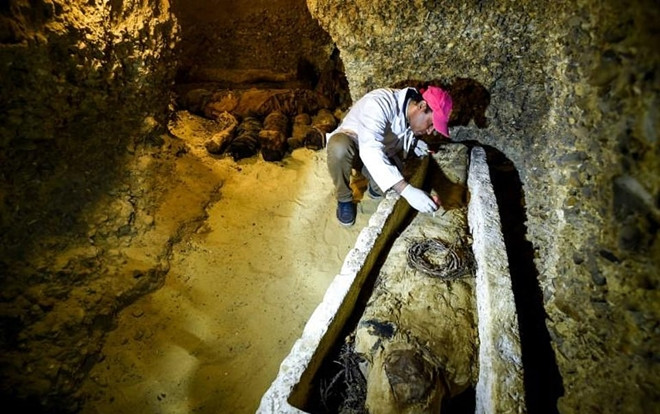 Phát hiện lăng mộ cổ chứa 40 xác ướp có niên đại hàng nghìn năm tuổi tại Ai Cập Ảnh 2