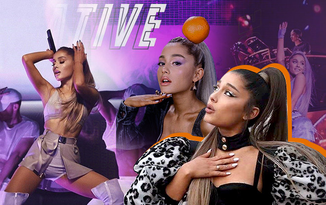 Quên mic, chồng ghế đổ vào người, fan trộm nhẫn: 1001 tình huống bi hài từ 'Sweetener Tour' của Ariana Grande Ảnh 2