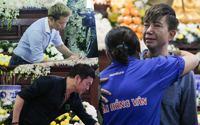 Ngày thứ 2 lễ viếng Anh Vũ: Thái Hòa, Quang Minh thất thần, Long Nhật 'khóc nghẹn' tiễn đưa Ảnh 2