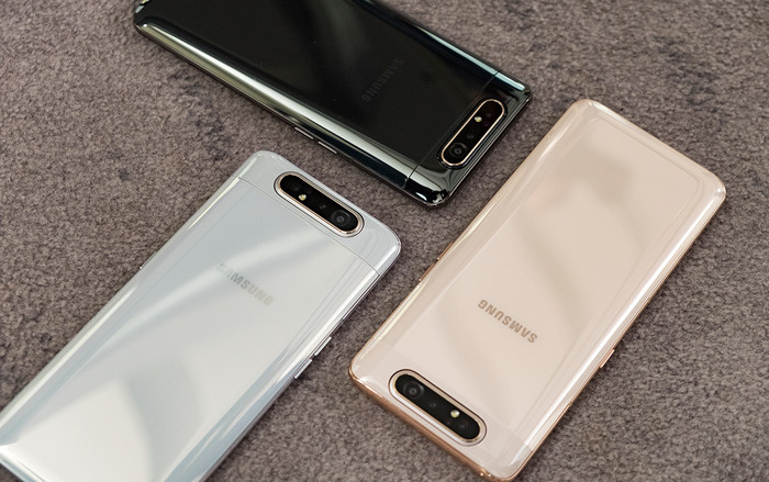 Trên tay nhanh Samsung Galaxy A80: Camera 'xoay lật' 180 độ và màn hình chất chưa từng có! Ảnh 2