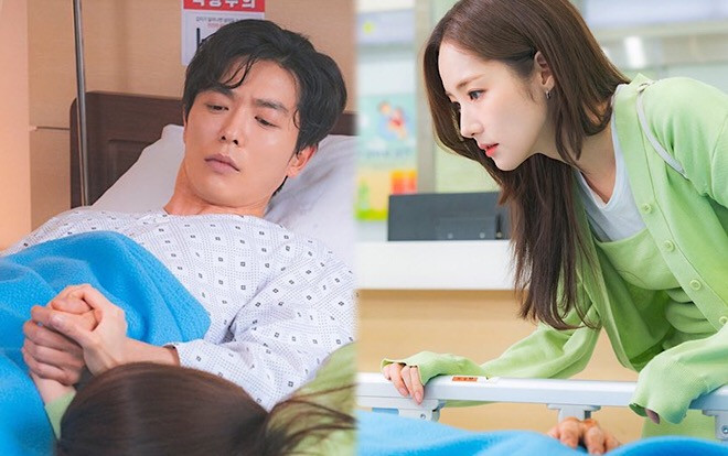 'Her Private Life' tập 2: Chưa gì Park Min Young đã nắm chặt tay Kim Jae Wook ngủ cả đêm Ảnh 2