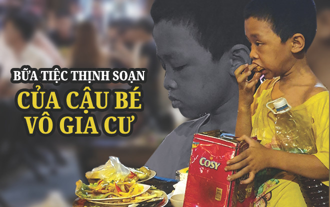 Nghẹn lòng hình ảnh cậu bé vô gia cư nhai ngấu nghiến thức ăn khách bỏ thừa, hạnh phúc như một bữa tiệc: Hãy trân quý những gì đang có! Ảnh 2