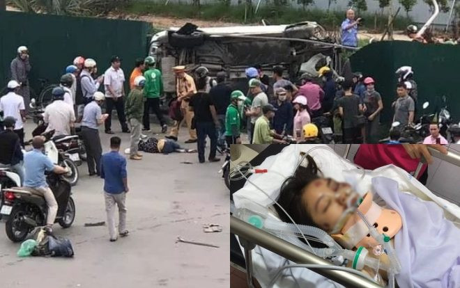 Thiếu nữ bị xe Mercedes tông dưới chân cầu vượt Mai Dịch chuyển viện trong tình trạng hôn mê sâu Ảnh 2