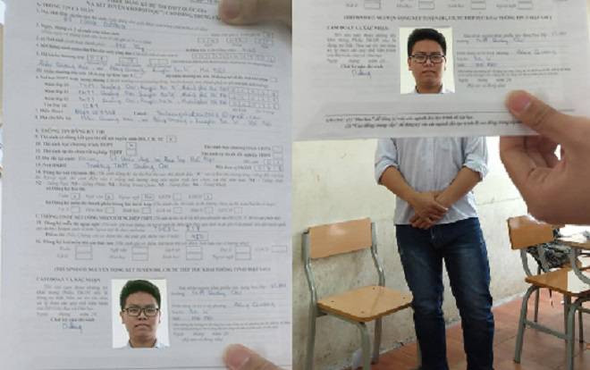 Không tốn tiền cũng chẳng cần đến studio, các cậu học trò này vẫn tự tạo cho mình những tấm ảnh thẻ 'rất ra gì' Ảnh 2