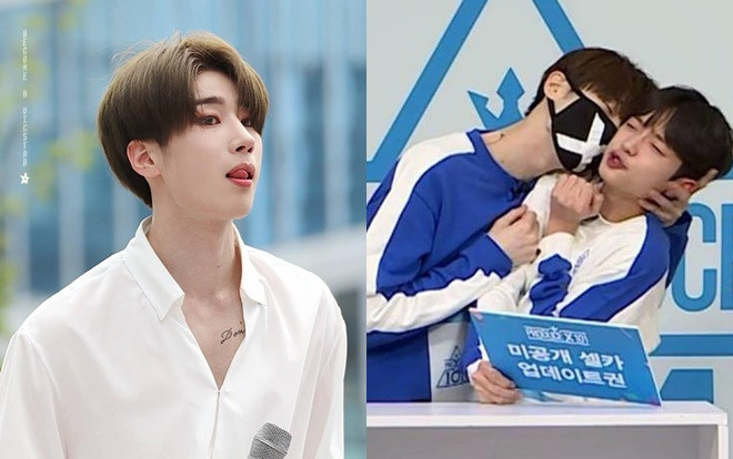 Dân tình trầm trồ khi trai đẹp PRODUCE X 101 'chơi lớn', cưỡng hôn 'center con nít' trong lúc chơi trò chơi! Ảnh 2