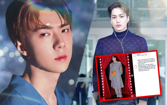 Sehun nhận quà 'khủng' từ fan, Kai trở thành thuật ngữ của thương hiệu thời trang lớn Gucci Ảnh 2
