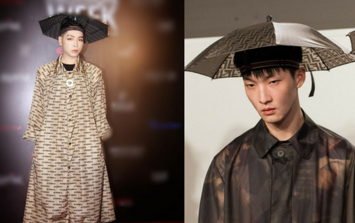 Bị mang ra làm trò hài nhưng combo nón - dù của Đức Phúc có giá cực chát Ảnh 2