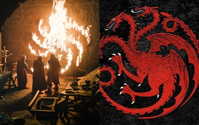 Tập 1 'Game of Thrones - Trò chơi vương quyền' mùa 8: Nguồn gốc và ý nghĩa vòng xoắn ốc rực lửa của Bóng Trắng Ảnh 2
