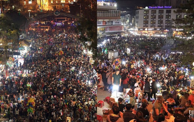 Đà Lạt 'ngộp thở' trước biển người ùn ùn kéo về nghỉ lễ, đường phố ngập rác Ảnh 2