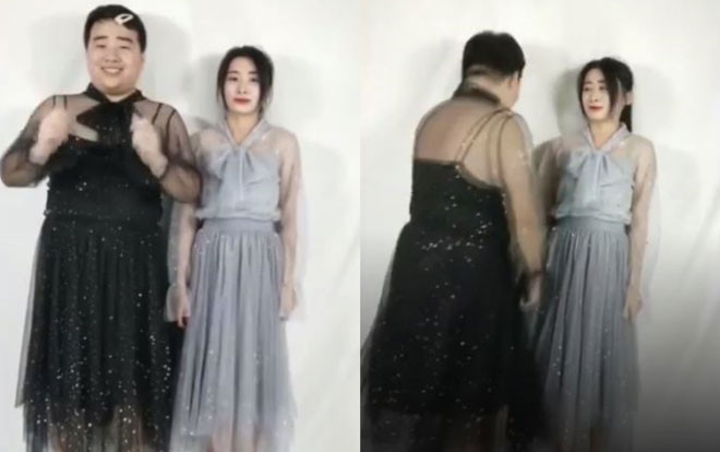 Chụp ảnh bạn trai 90 kg mặc đồ nữ rồi đăng lên MXH, cô gái nhận phản ứng bất ngờ Ảnh 2