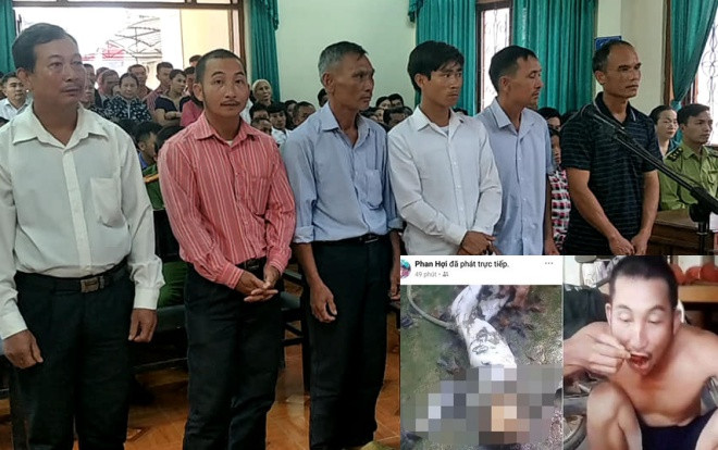 Khoe cảnh giết thịt voọc quý hiếm làm mồi nhậu trên Facebook, 6 người lĩnh án tù Ảnh 2