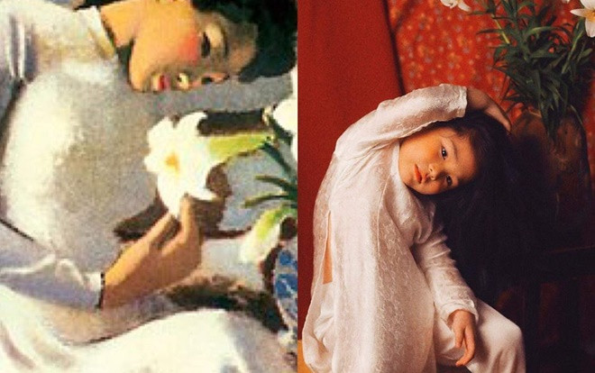 Loạt ảnh tạo dáng kiểu 'Thiếu nữ bên hoa huệ' siêu cấp đáng yêu của cô bé 5 tuổi đốn tim cộng đồng mạng Ảnh 2