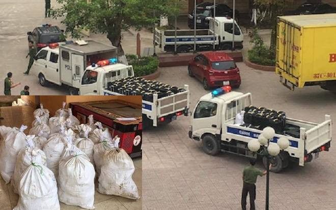 Vụ 700kg ma tuý được cất giấu trong các bao tải vứt ở ruộng muối: Giá trị ước chừng vài trăm tỷ đồng Ảnh 2