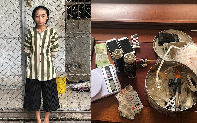 Bắt quả tang nữ sinh trường Dược Sài Gòn giao ma túy cho con nghiện Ảnh 2