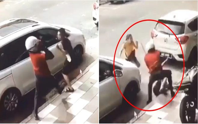 Vợ dũng cảm lao ra bảo vệ chồng khỏi kẻ biến thái tấn công bằng dao rựa giữa đường Ảnh 2