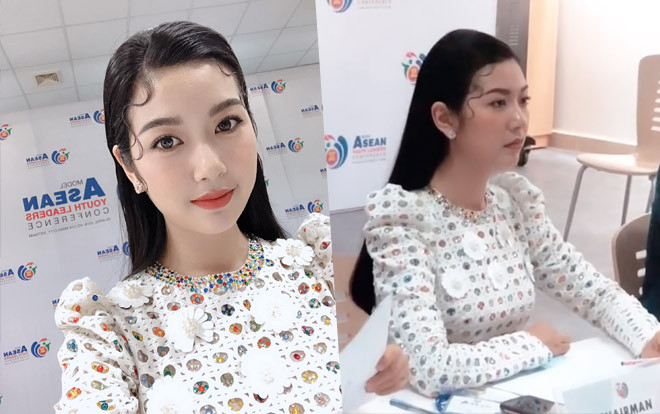 Lần đầu đóng giả ‘nữ chủ tịch', Thúy Vân sở hữu thần sắc siêu xinh đẹp đóng tròn vai ‘nghiêm túc’ Ảnh 2