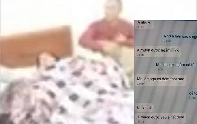 Vụ vợ giáo viên khoả thân 'chữa sốt rét' cùng đồng nghiệp trong nhà nghỉ: Lộ nhiều tin nhắn tình cảm, xưng vợ chồng? Ảnh 2