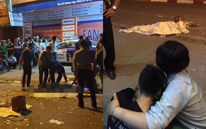 Vụ ô tô ‘điên’ đâm hàng loạt phương tiện trên đường Láng: Con trai nữ công nhân quét rác gào khóc bên thi thể mẹ Ảnh 2