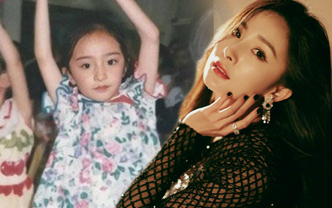 Ảnh thời bé siêu đáng yêu và xinh xắn của Dương Mịch: Nhan sắc trời phú, không phải từ thẩm mỹ mà ra Ảnh 2