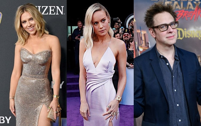 Scarlett Johansson và Brie Larson mang theo đá vô cực, James Gunn vắng mặt họp báo 'Avengers: Endgame' Ảnh 2