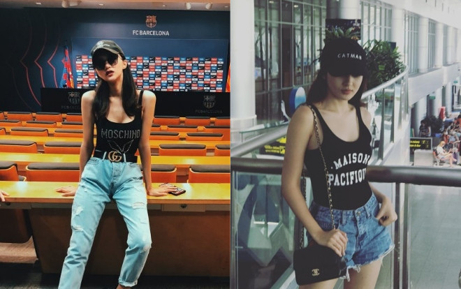 Trời nắng nóng kinh hoàng, học ngay cách Hương Giang, Bảo Anh diện đồ bơi xuống phố Ảnh 2