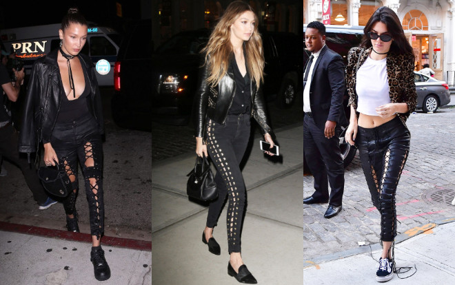 Chiếc quần đan dây 'chất phát ngất' khiến loạt siêu mẫu đình đám thế giới đua nhau chưng diện Ảnh 2