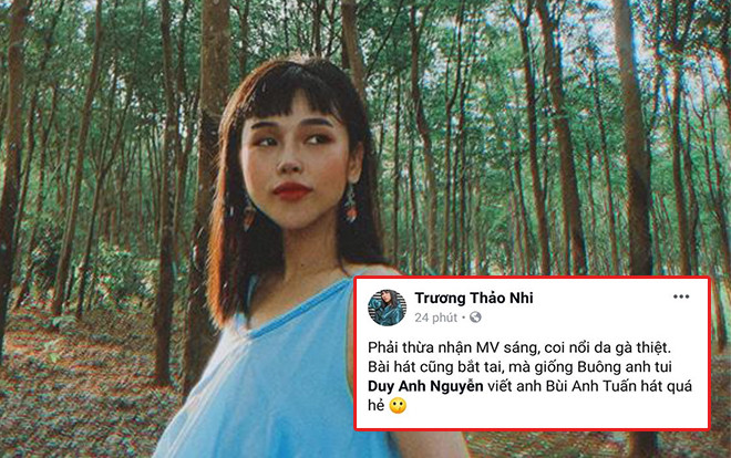 Share MV 'Anh ơi ở lại' (Chi Pu) nhưng Trương Thảo Nhi lại khiến cộng đồng mạng khó hiểu vì không biết… khen hay 'đá xoáy'? Ảnh 2