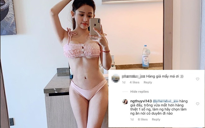 Bị mỉa mai thân hình toàn 'hàng giả', Thúy Vi đáp trả cực gắt! Ảnh 2