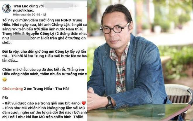 Đạo diễn Trần Lực 'ẩn' status, lên tiếng đính chính về dòng trạng thái chê MC Thảo Vân - Thành Trung 'giả dối, thớ lợ' Ảnh 2