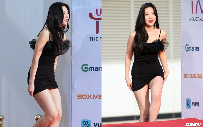 Đảm nhiệm vị trí quyến rũ trong nhóm, Joy (Red Velvet) lại phải mặc váy ngắn đến phát ngượng Ảnh 2