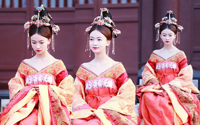 Ngô Cẩn Ngôn lần đầu thử qua tạo hình nhà Đường, dân mạng xuýt xoa vì quá xinh đẹp Ảnh 2