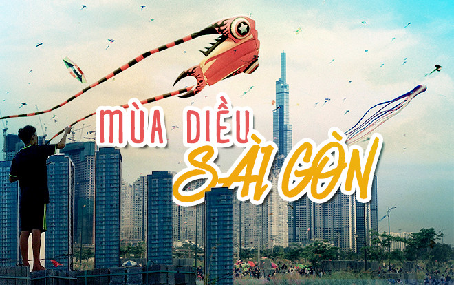 Dân Sài Gòn đổ về khu nhà giàu quận 2 để chơi thả diều, tìm lại bầu trời tuổi thơ rực rỡ năm nào Ảnh 2